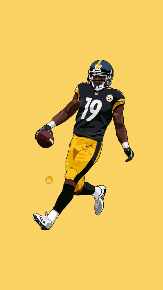 Professional American Football Star Juju Smith Schuster Wallpaper