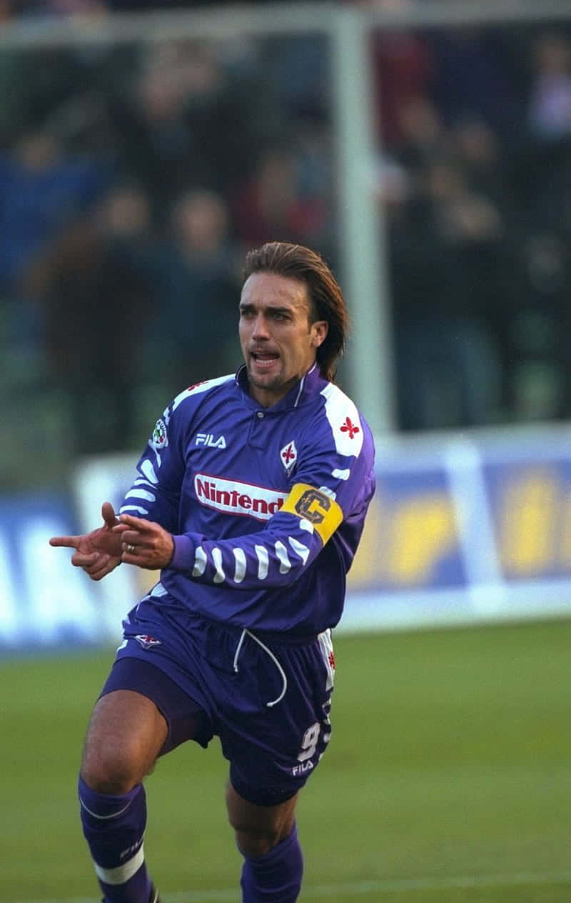 Professional Football Player Gabriel Batistuta Wallpaper