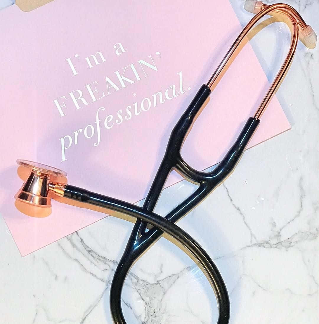 Professional Nurse Stethoscope Aesthetic Wallpaper