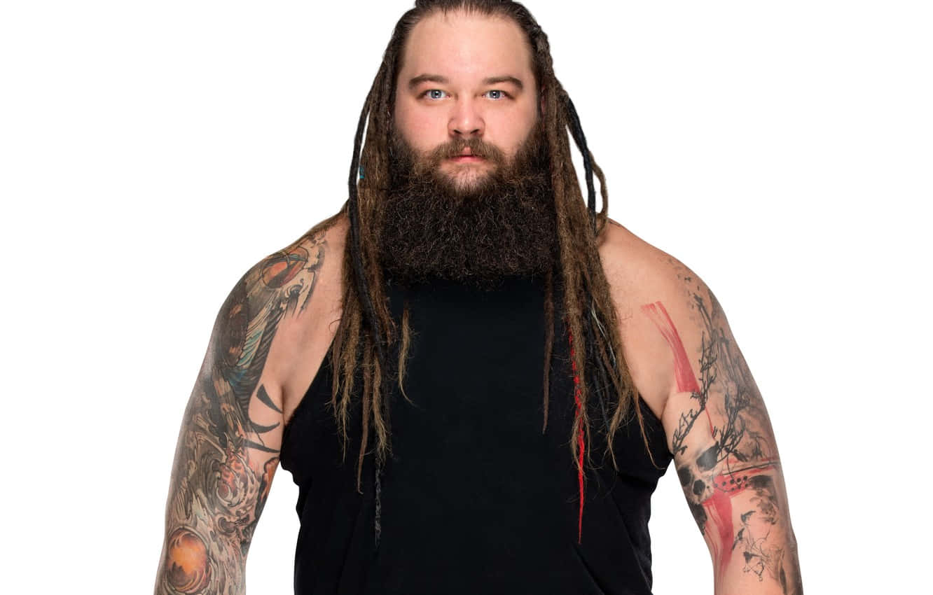 Professional Wrestler Bray Wyatt In A Powerhouse Pose Wallpaper