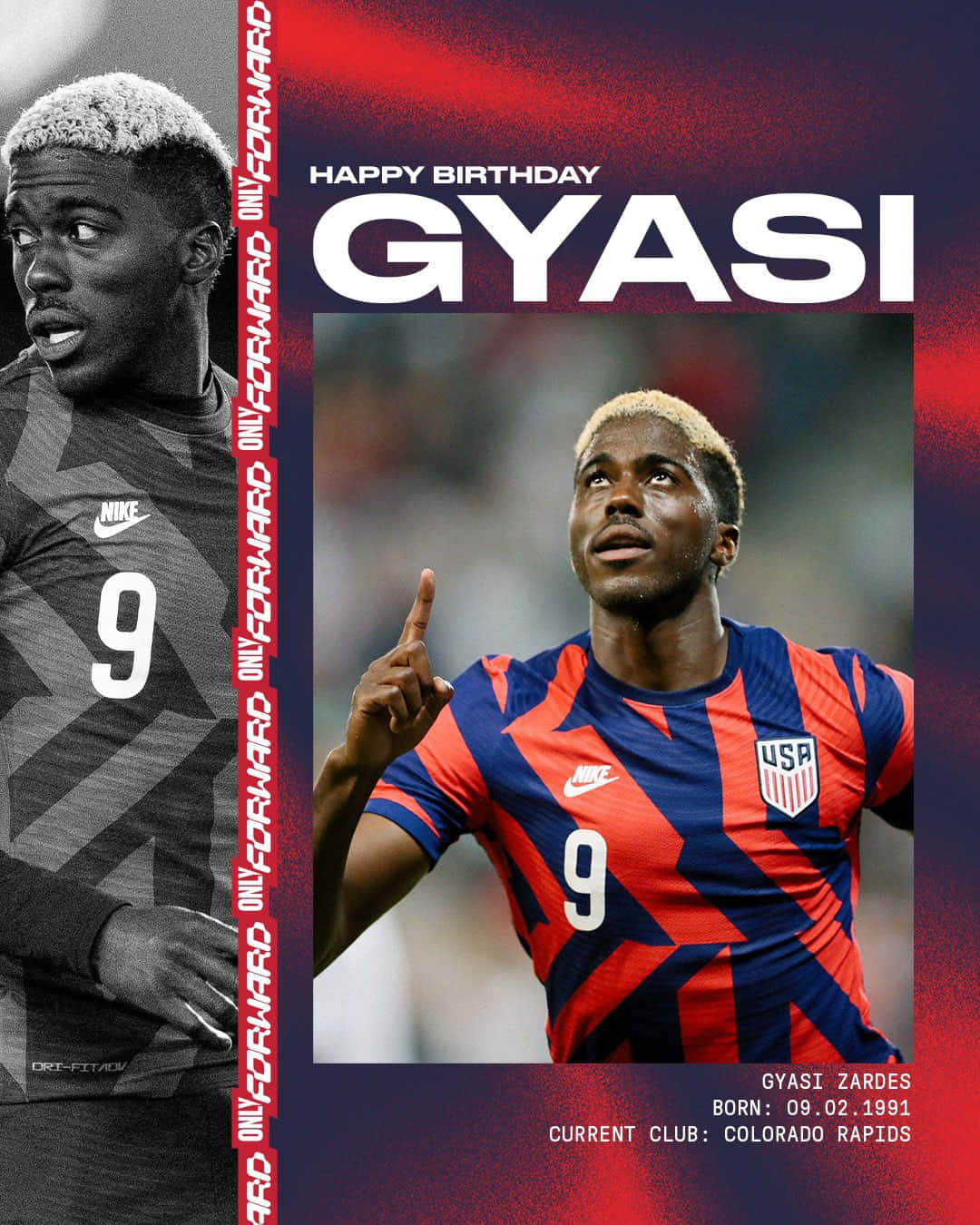 Profile Graphic Of Gyasi Zardes Wallpaper