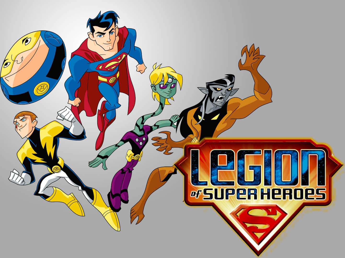 Promotional Poster Legion Of Super Heroes Wallpaper