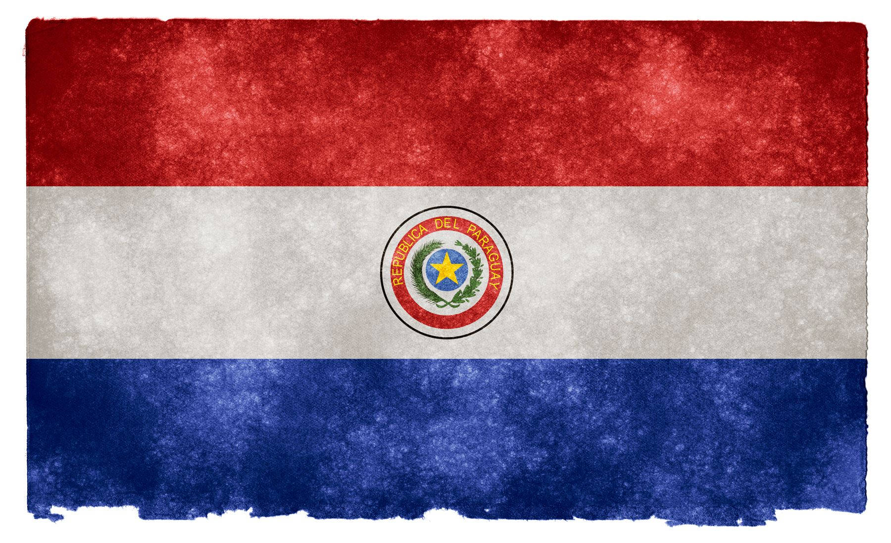 Proud Display Of Paraguay's Flag Wallpaper