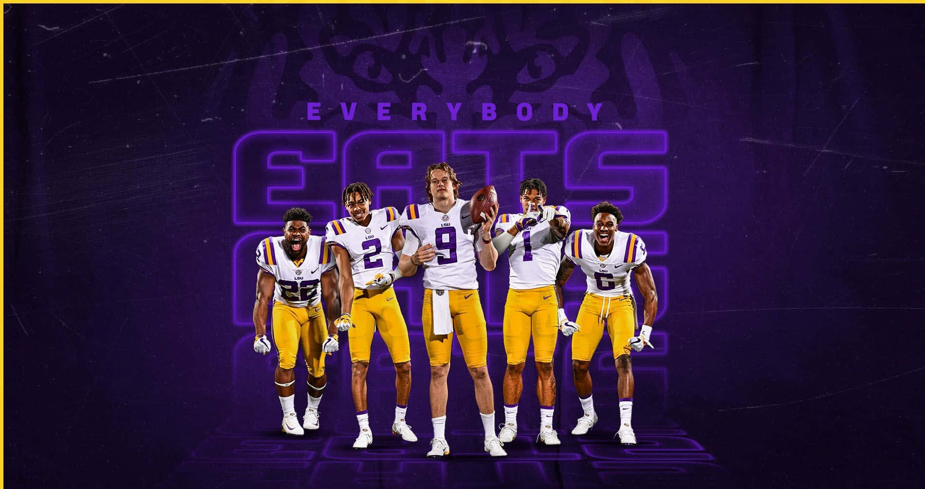 Proudly Showing Off Lsu Tiger Pride Wallpaper