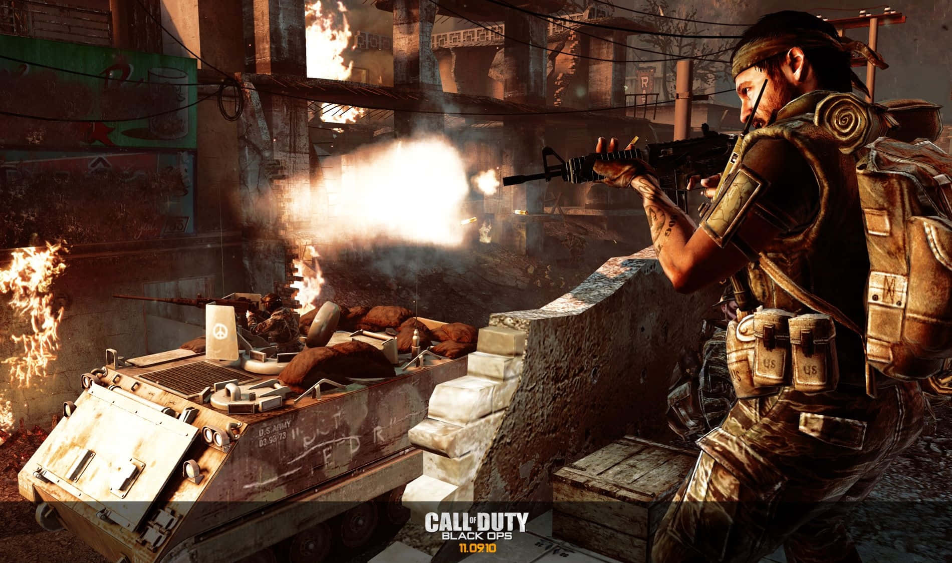 Prove Your Skill On The Battlefield In Call Of Duty Black Ops! Wallpaper