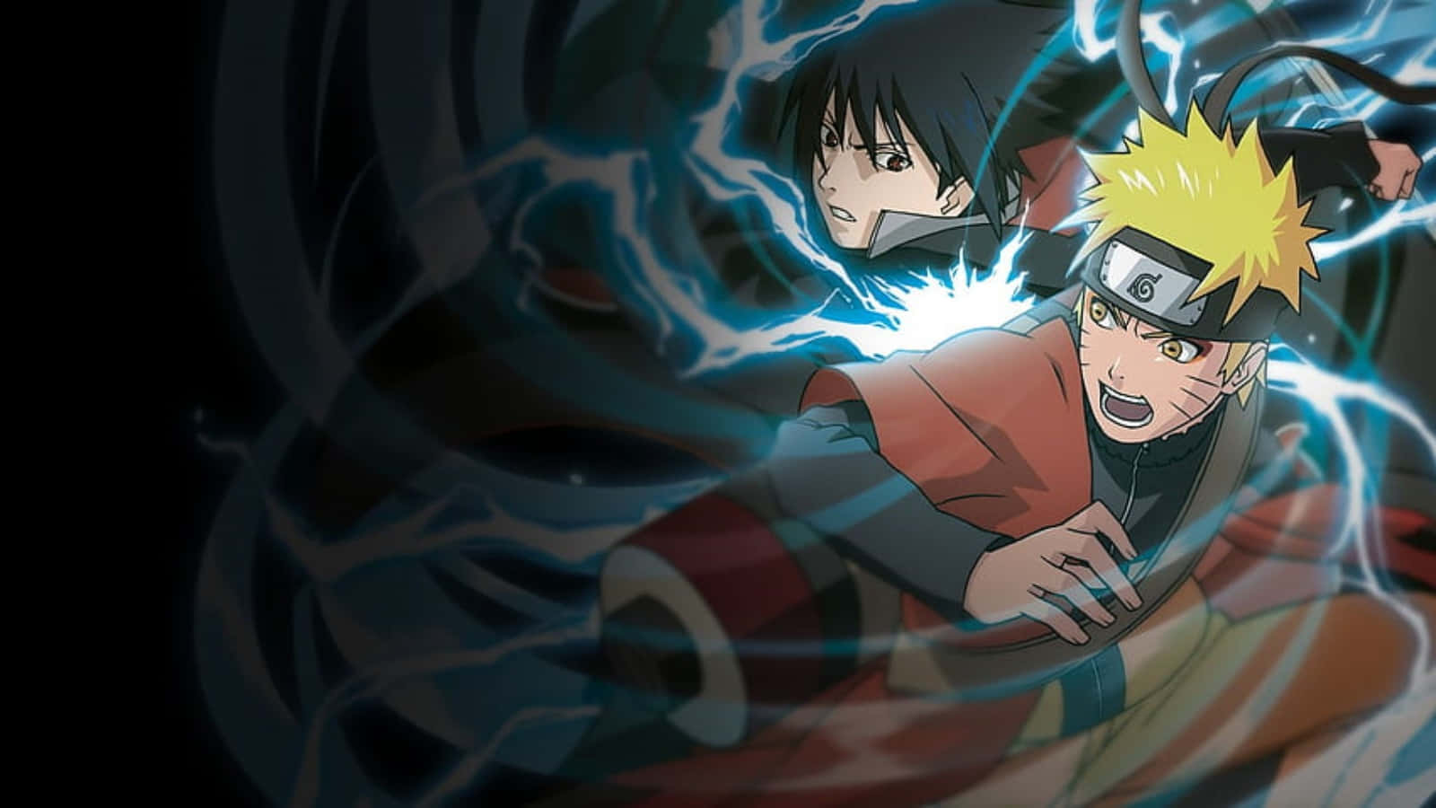 Ps4 Naruto Sasuke And Naruto Tag-team Wallpaper