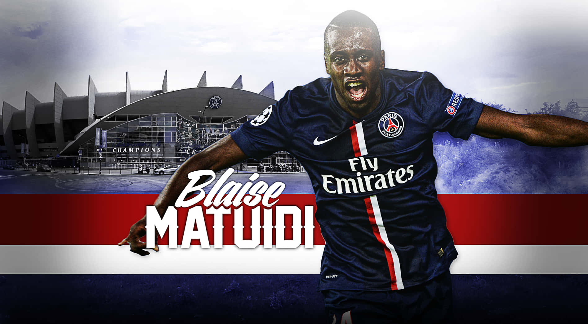 Psg Midfielder Blaise Matuidi Fanart Wallpaper