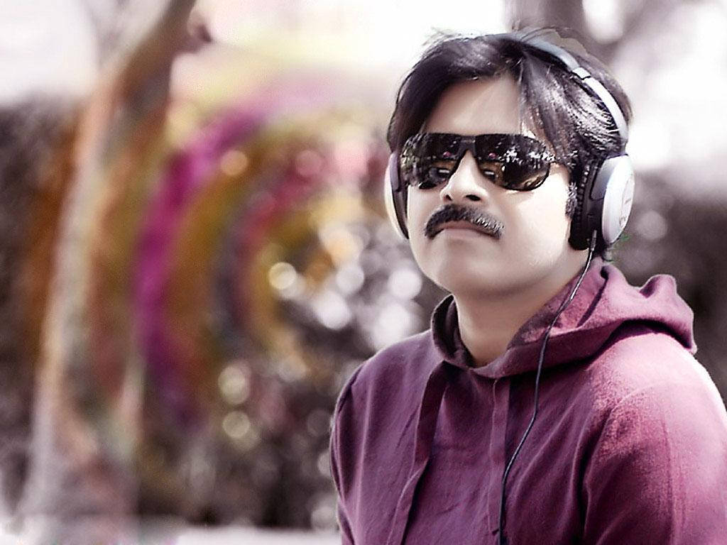 Pspk In A Thoughtful Mood, Wearing Headphones & Purple Hoodie Wallpaper