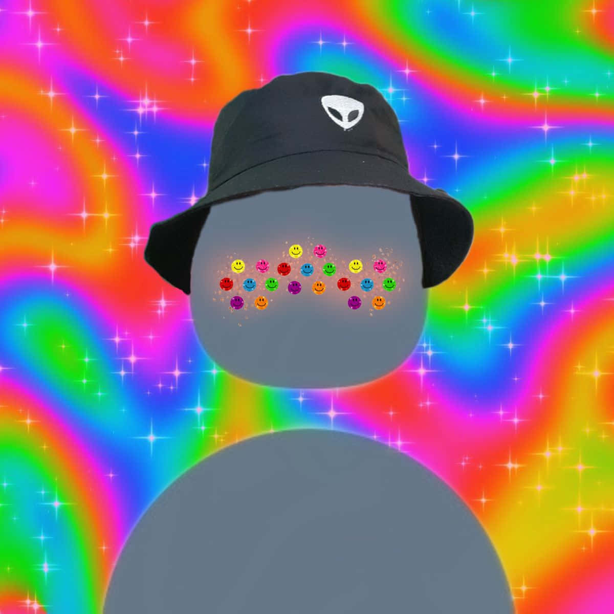 Psychedelic_ Alien_ Hat_ Profile Wallpaper