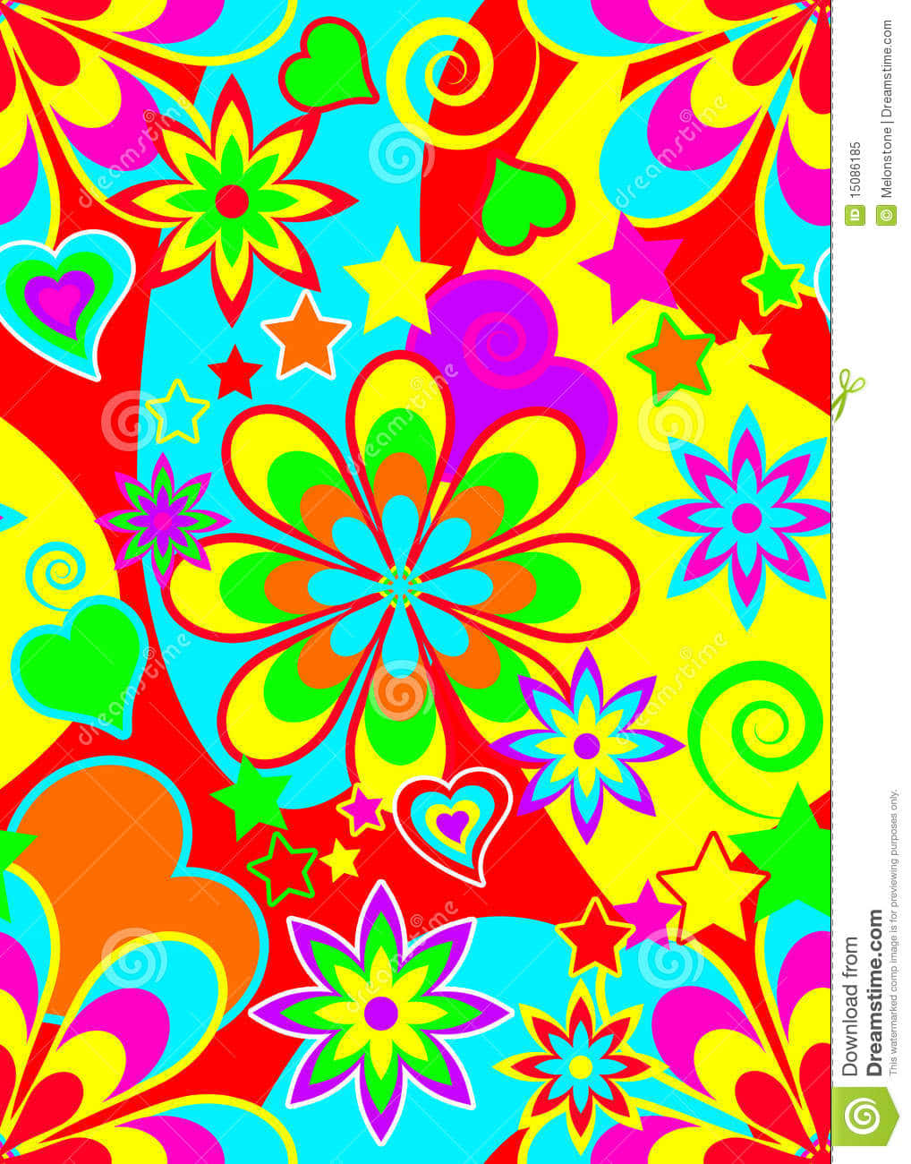 Psychedelic Explosion Of Color Wallpaper