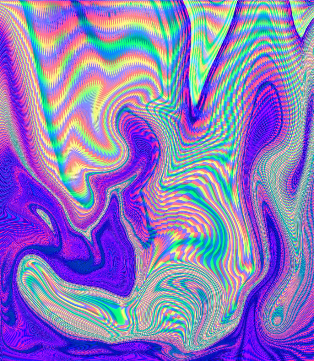 Psychedelic Grunge Explosion Wallpaper