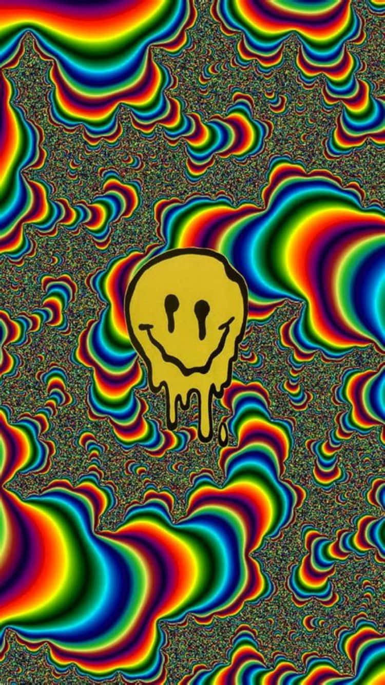 Psychedelic_ Skull_ Pattern_i Phone6_ Background Wallpaper