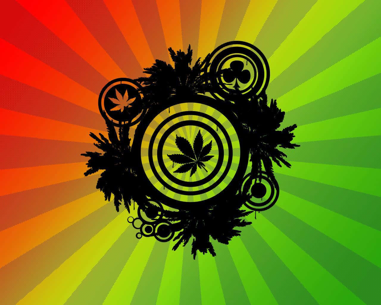 “psychedelic Weed: Experience The Mind-expanding High” Wallpaper