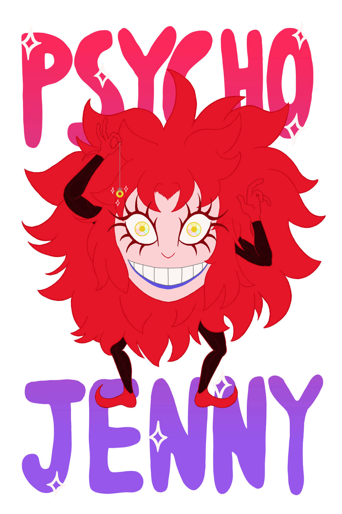 Psycho Jenny Devilman Crybaby Artwork Wallpaper