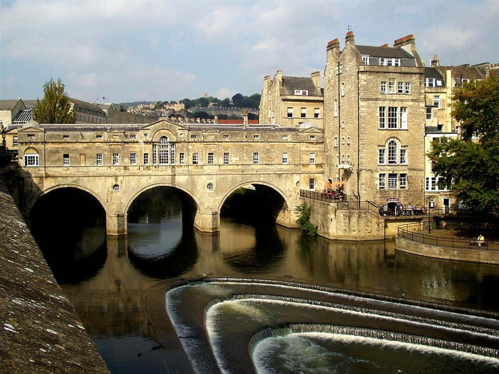 Pulteney_ Bridge_ River_ Avon_ Bath Wallpaper