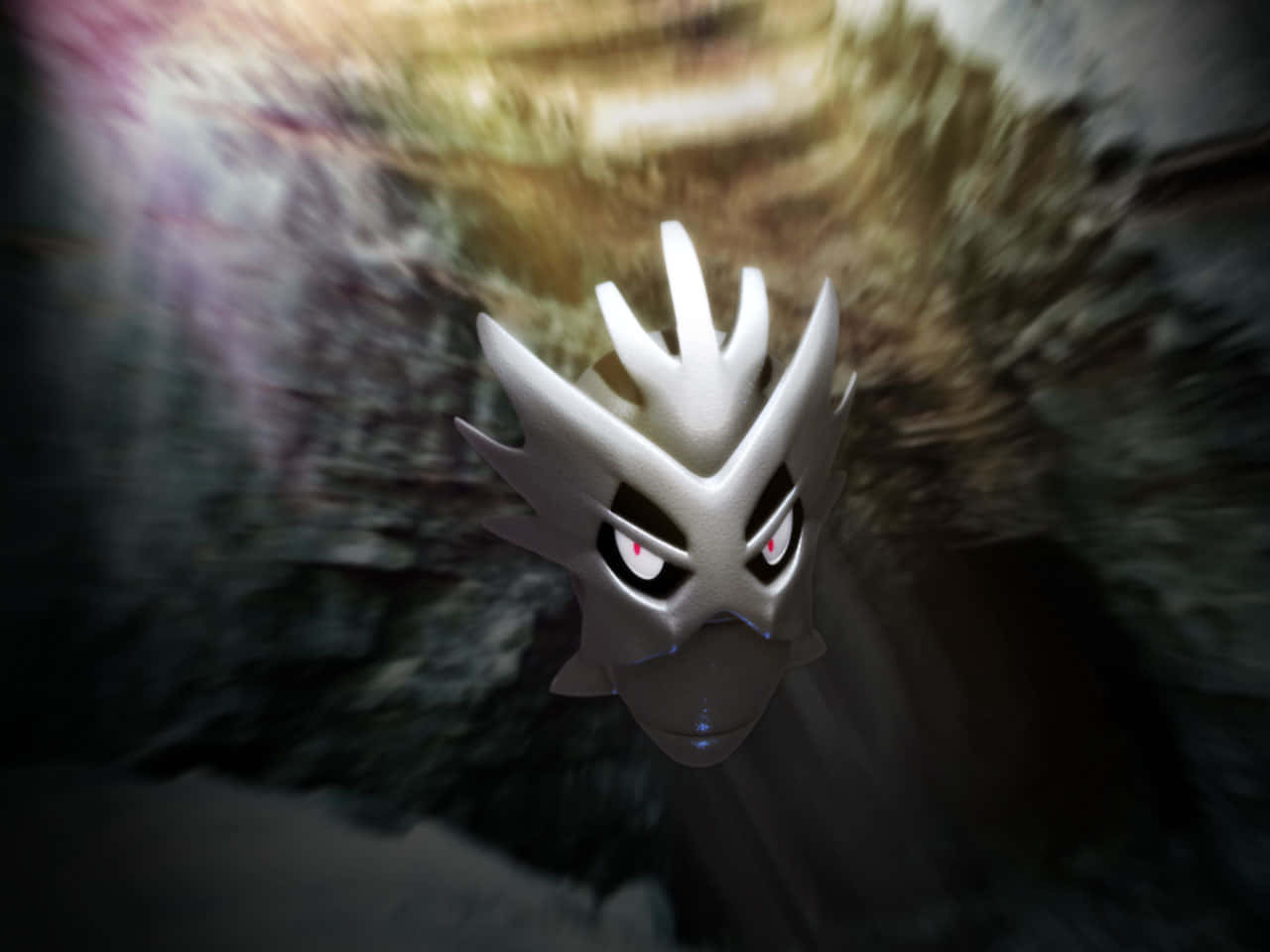 Pupitar Emerging From Cave Wallpaper