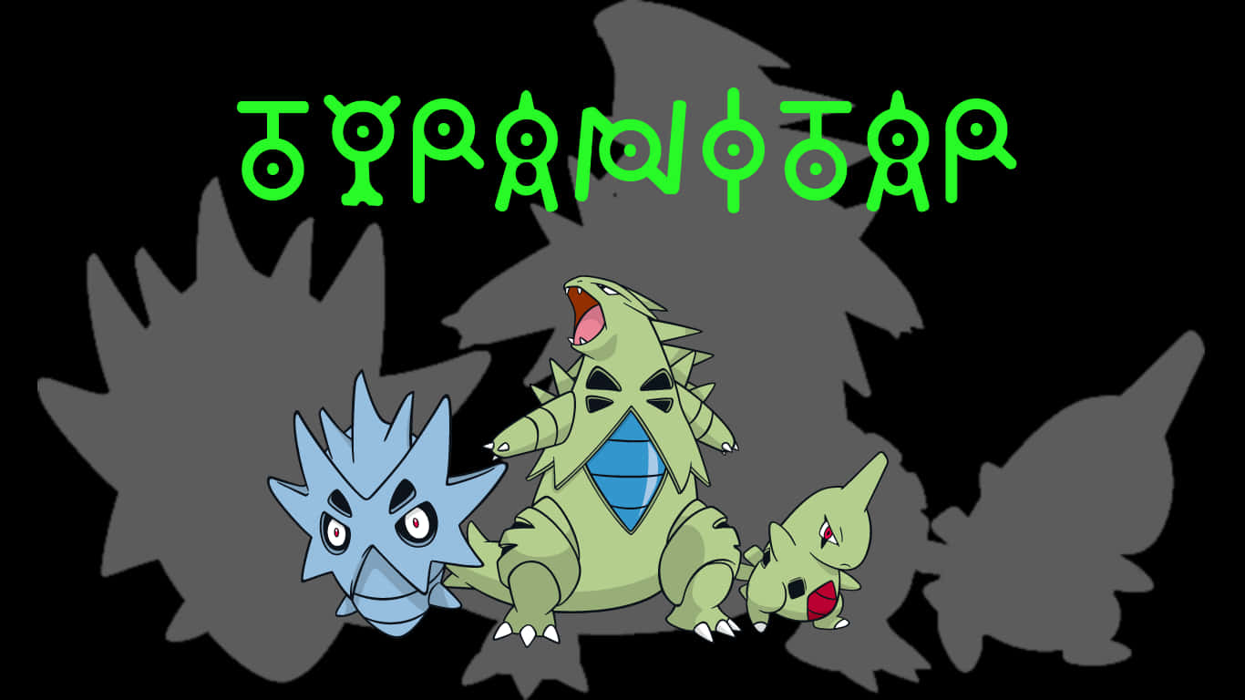 Pupitar Evolving - The Mid-stage Form Of Larvitar Wallpaper