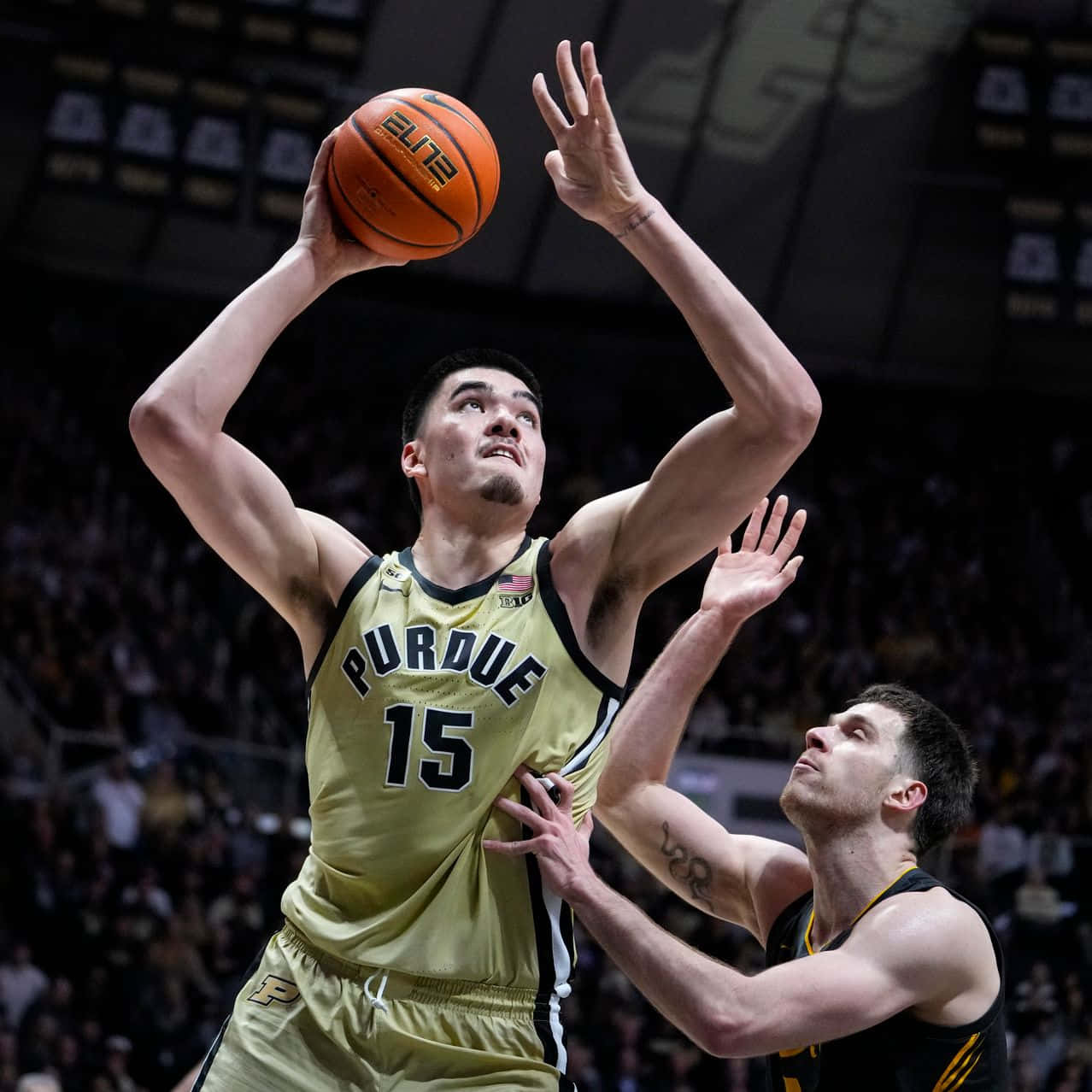 Purdue Basketball Player Shooting Wallpaper