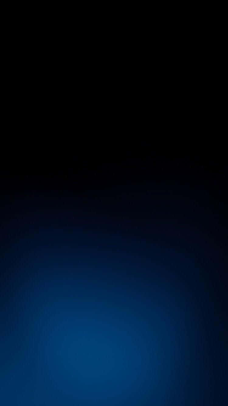 Pure Black Oled Blue Wallpaper