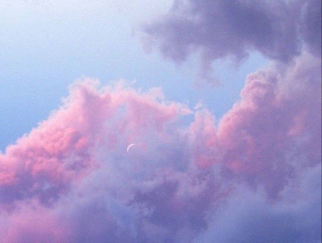 Purple Aesthetic Cloud Desktop Wallpaper