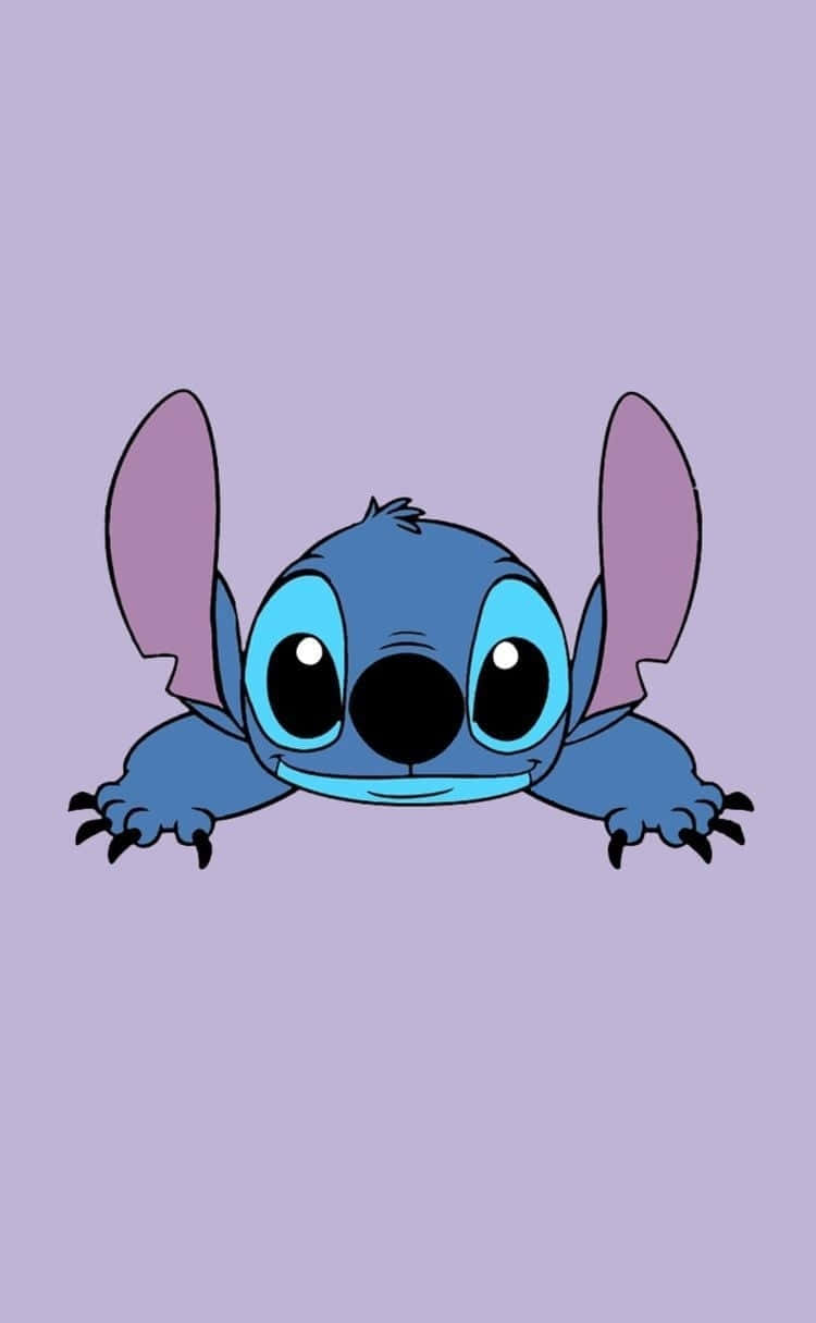 Purple Aesthetic Cute Stitch Disney Wallpaper