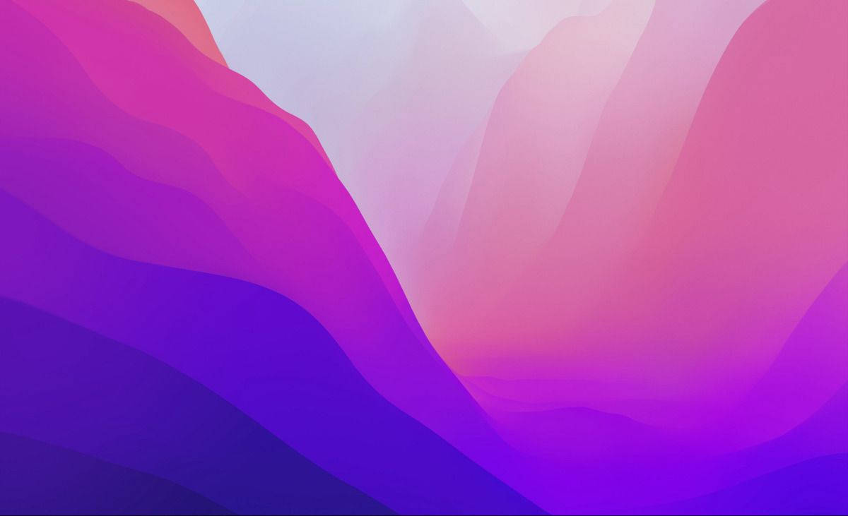 Purple Alpine Macos Monterey Wallpaper