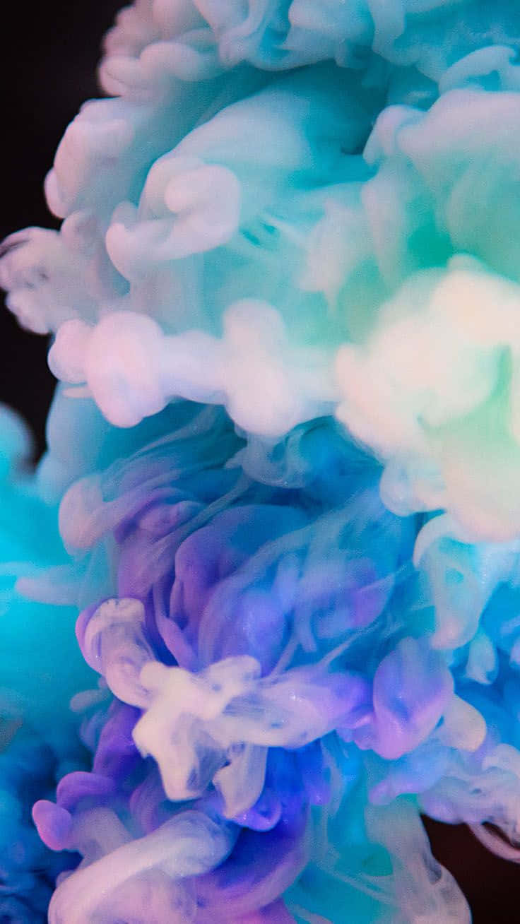 Purple Blue Iphone Xr Liquid Wallpaper