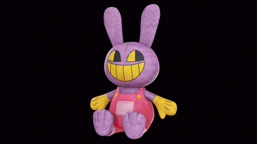 Purple Cartoon Rabbit Plush Toy Wallpaper