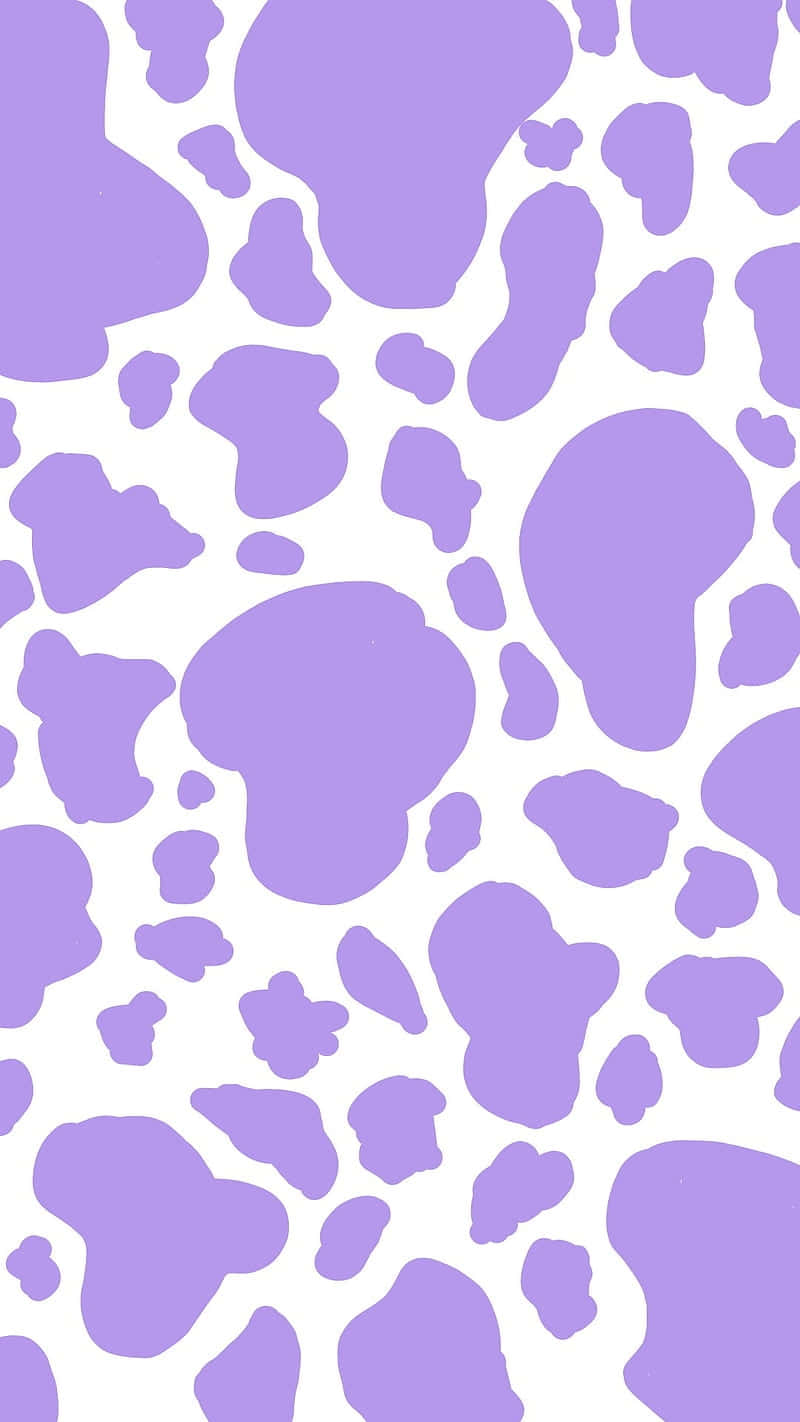 Purple Cheetah Print Pattern Wallpaper