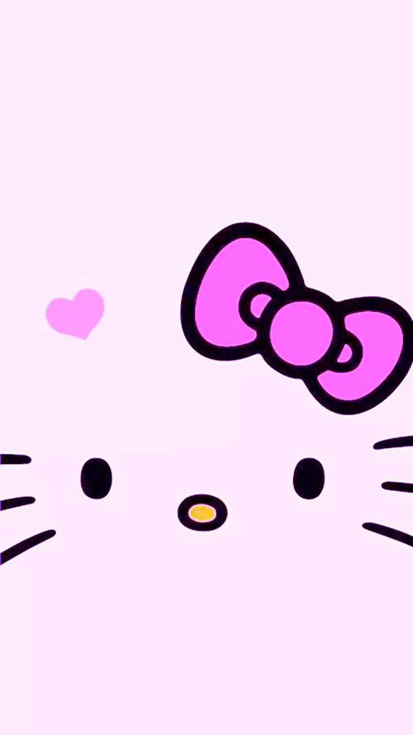 Purple Hello Kitty Closeup Wallpaper