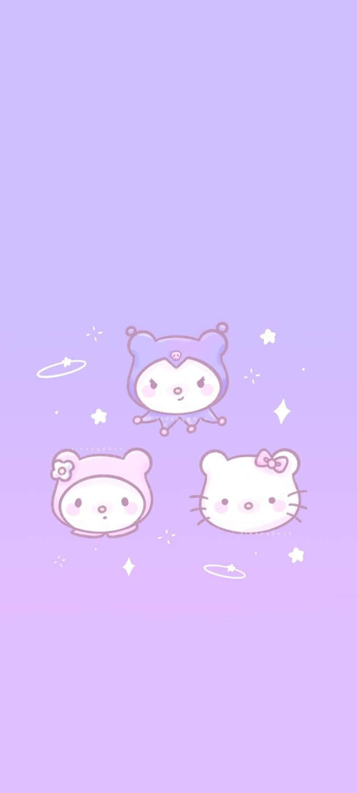 Purple Hello Kitty Wallpaper Wallpaper