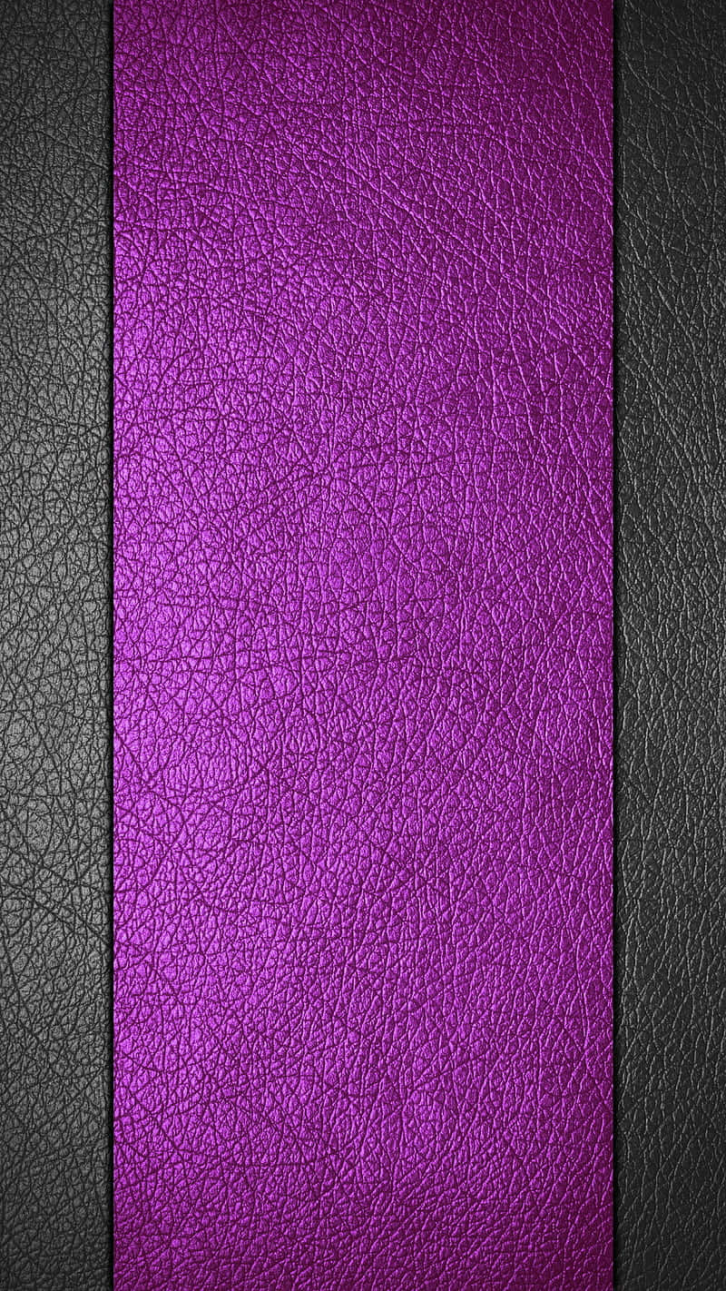 Purple Leather Texture Strip Wallpaper