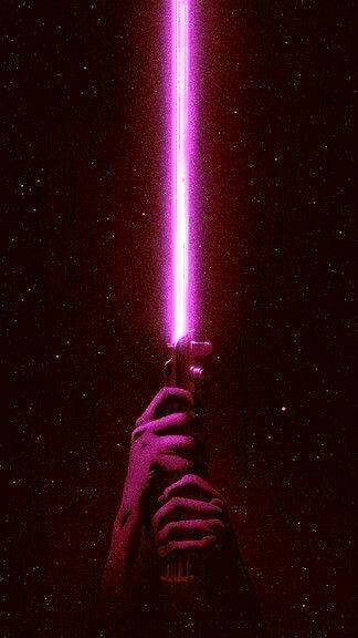 Purple Lightsaber Galaxy Wallpaper