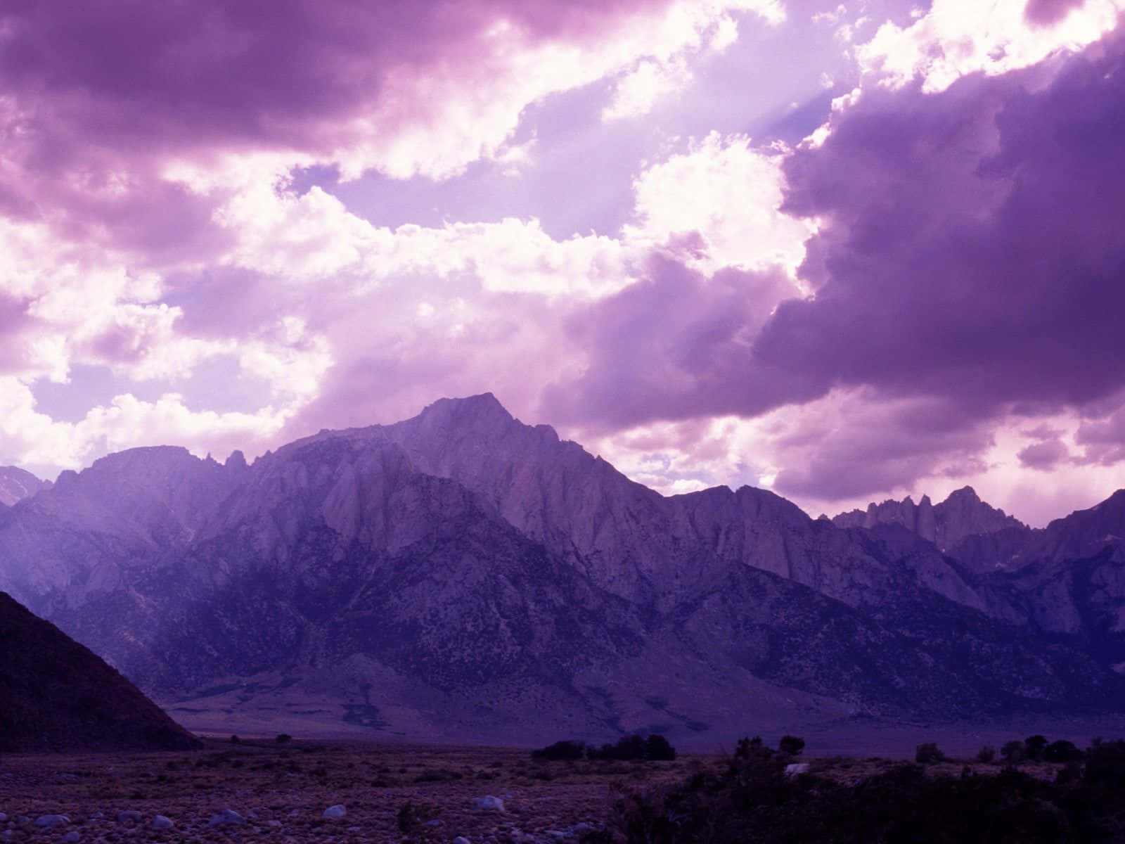 Purple_ Mountain_ Majesty_ Landscape Wallpaper