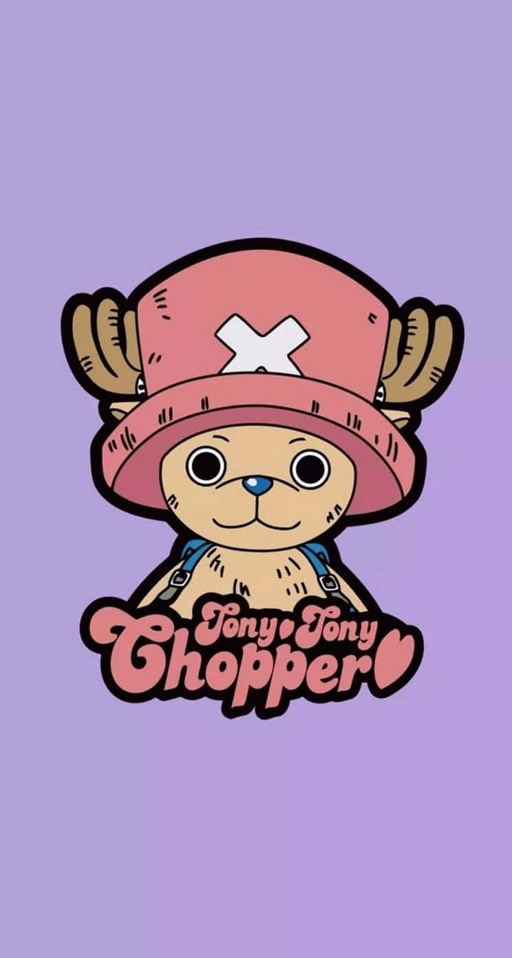 Purple One Piece Chopper Portrait Wallpaper