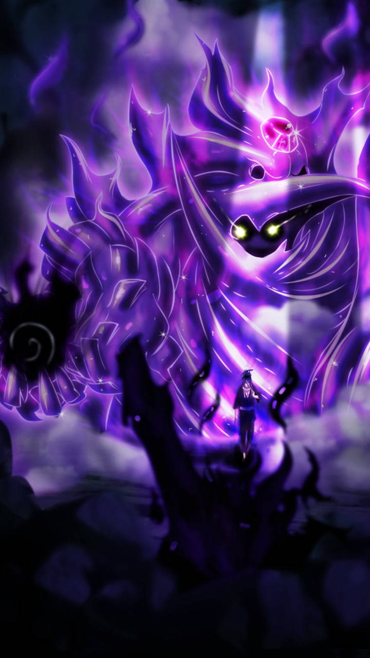 Purple Sasuke Susanoo From Naruto Wallpaper