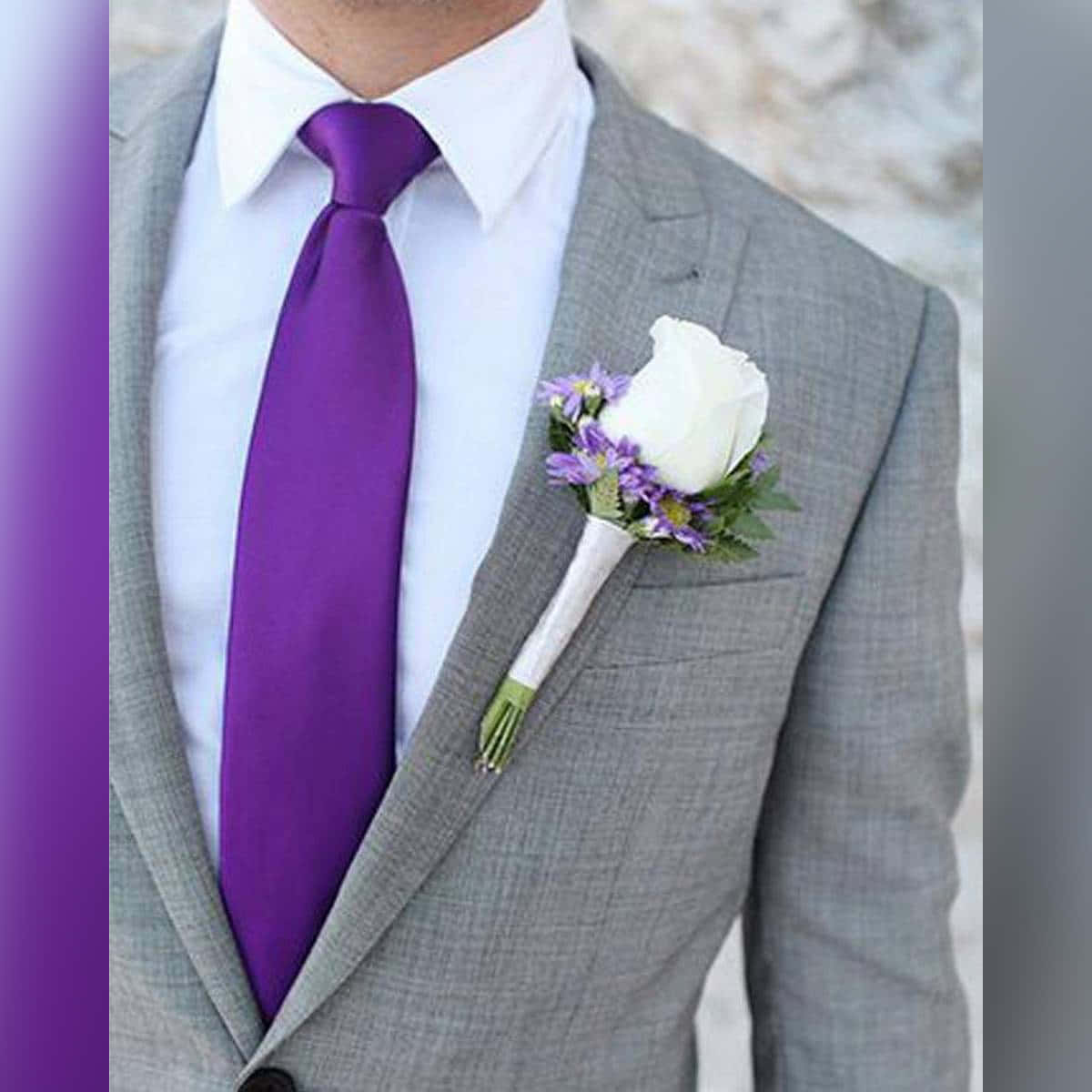 Purple Tie – Adding A Dash Of Formal Flair