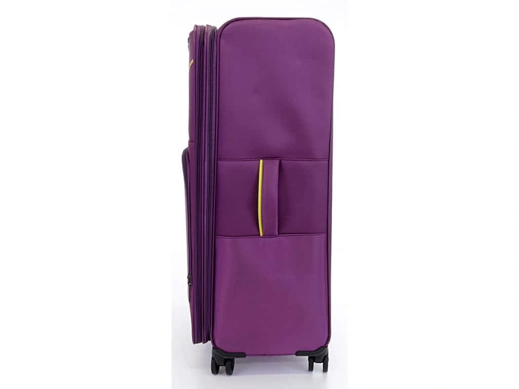 Purple Upright Suitcase Wallpaper