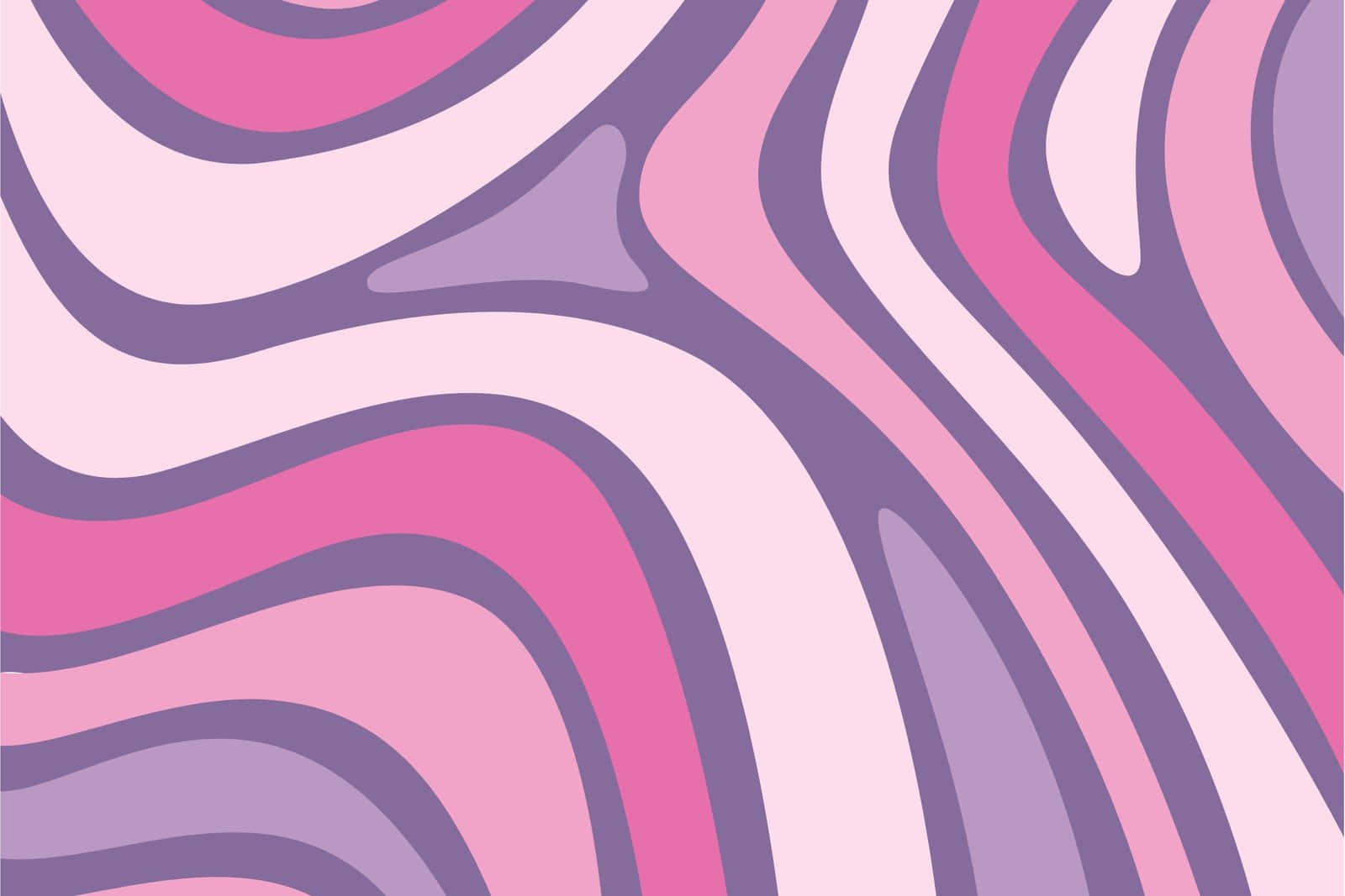 Purple Wavy Pattern Y2 K Aesthetic Wallpaper