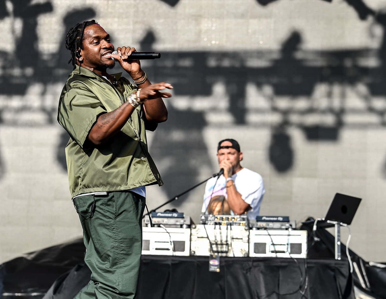 Pusha T Performing Liveat Event.jpg Wallpaper