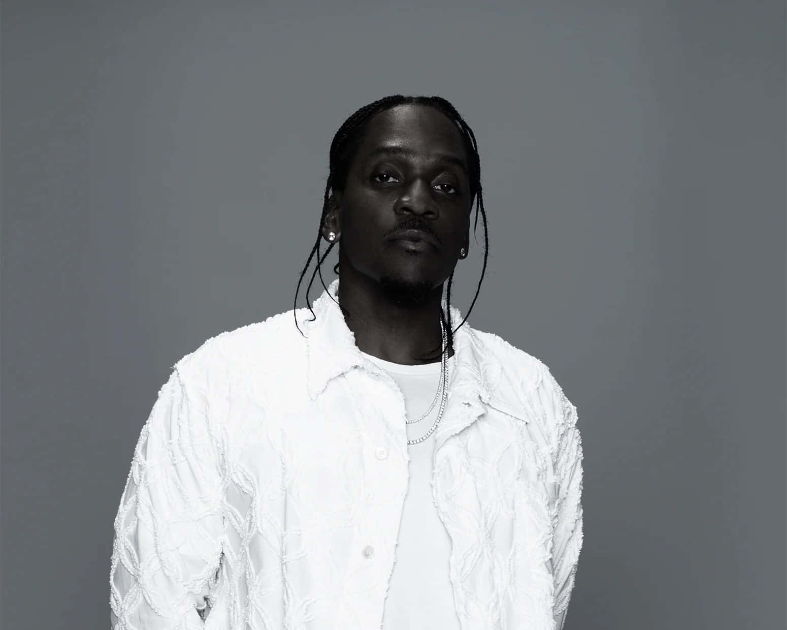 Pusha Tin White Jacket Wallpaper