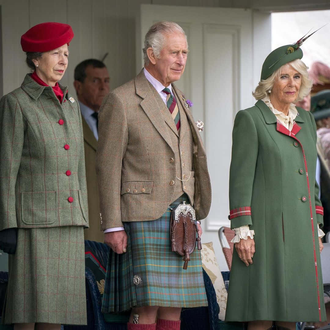 Queen Camilla With Princess Anne Wallpaper