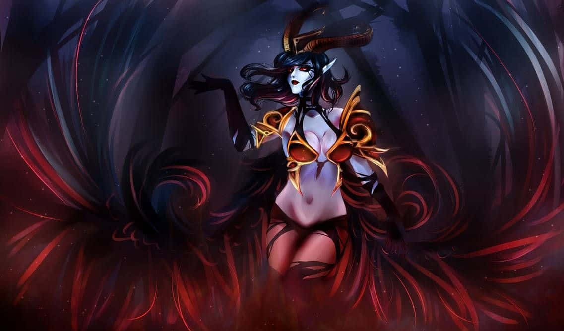 Queen Of Pain, Reigning Supreme In The Gaming World Wallpaper