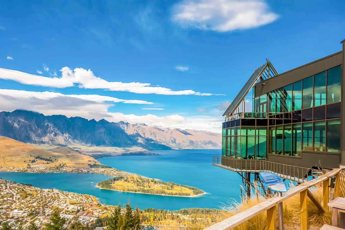 Queenstown Lake Wakatipu Viewpoint Wallpaper