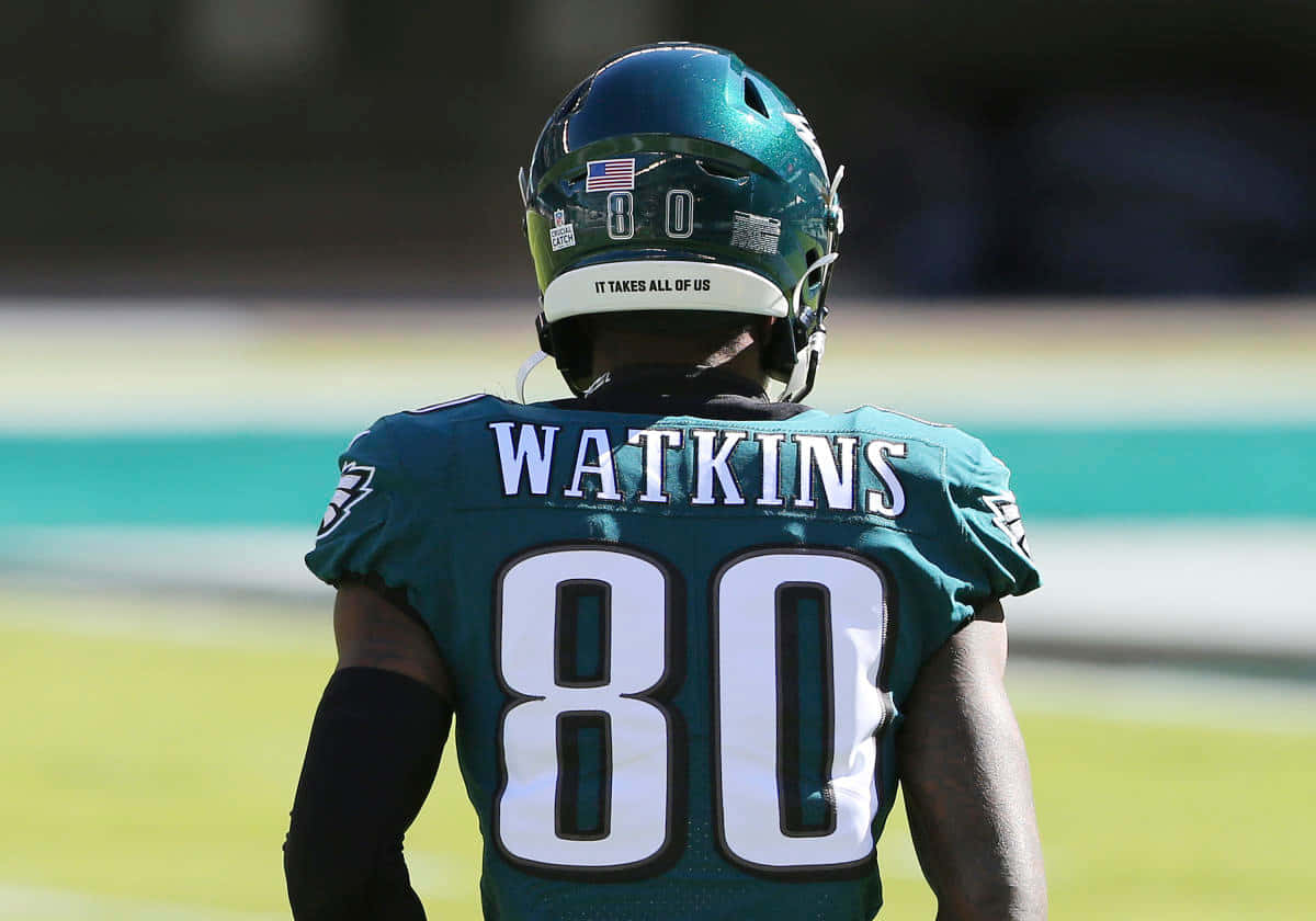 Quez Watkins Number80 Jersey Wallpaper