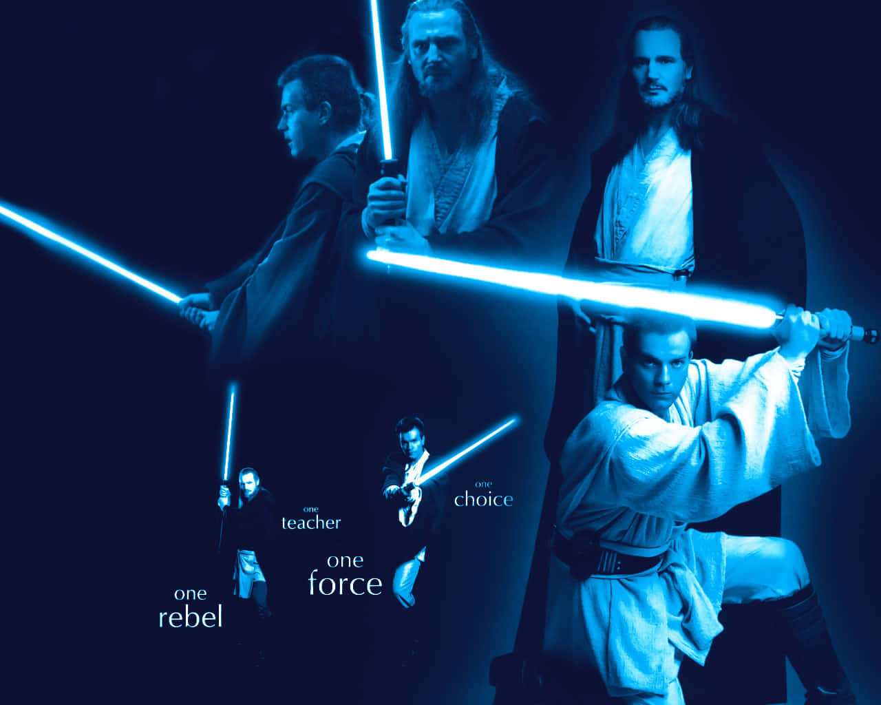 Qui-gon Jinn 1280 X 1024 Wallpaper Wallpaper