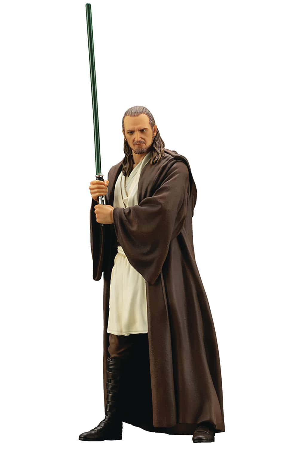 Qui-gon Jinn In Action Wallpaper