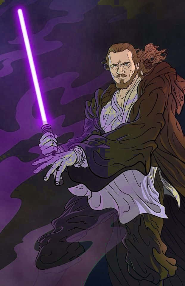 Qui-gon Jinn - Wise And Skilled Jedi Master Wallpaper