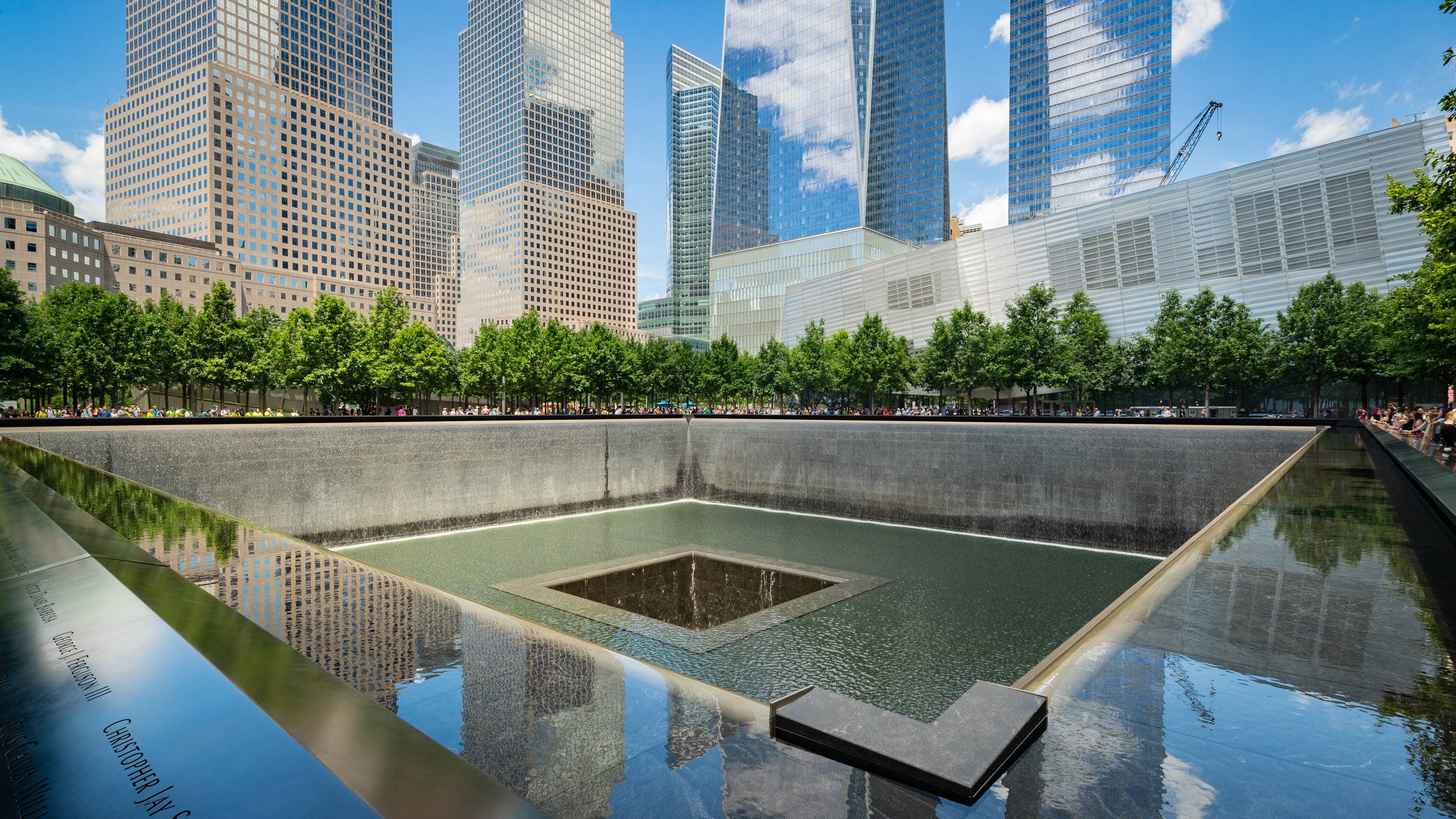 Quiet Morning At 911 Memorial Wallpaper