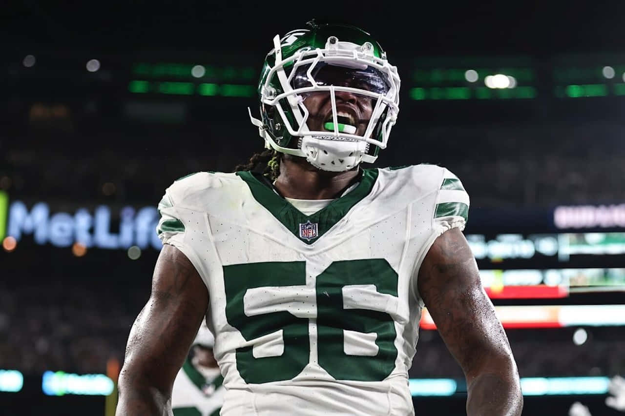 Quincy Williams New York Jets Linebacker56 Wallpaper